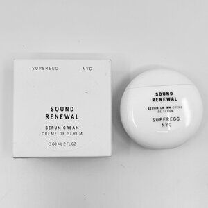Superegg Sound Renewal Serum Cream 60ml 2 fl oz NEW In Box Moisturizer